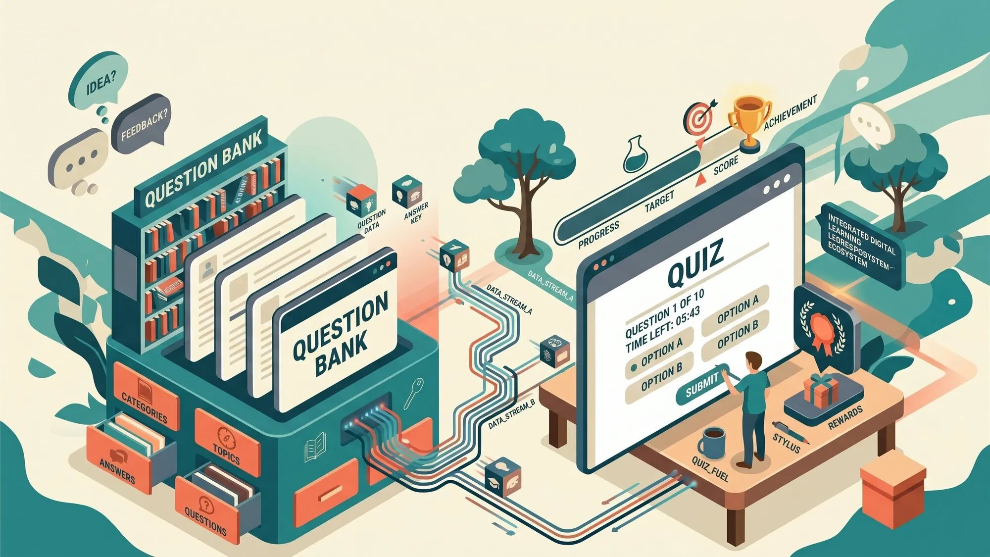 'Moodle Quiz & Question Bank' blog post poster